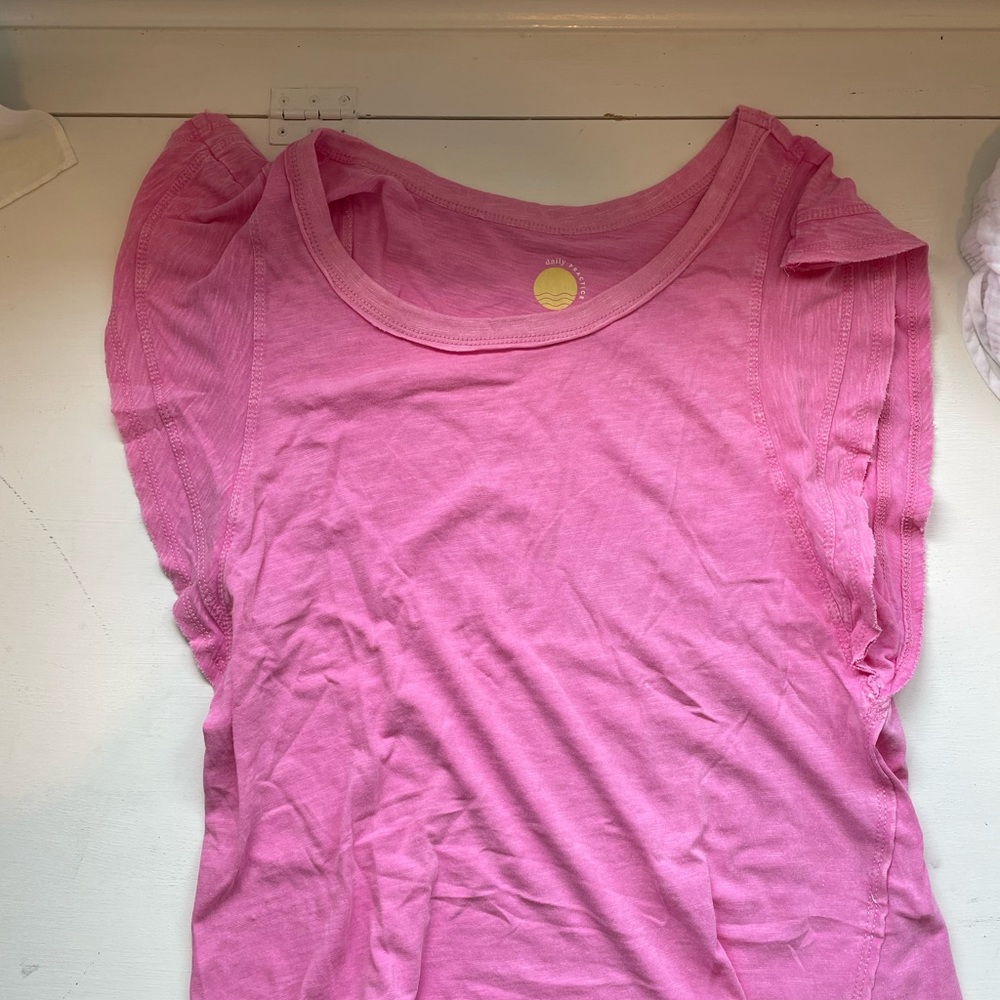 Pink Anthropologie Tee
